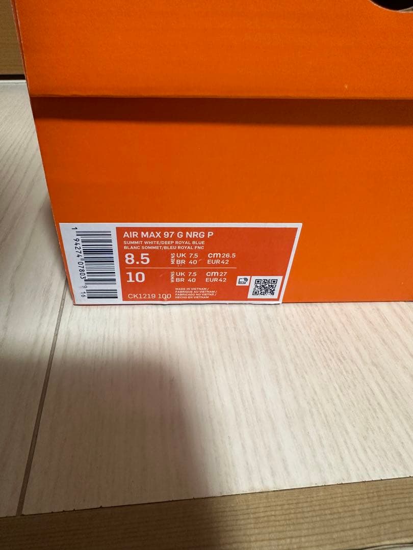 NIKE AIR MAX 97 G 【26.5cm】