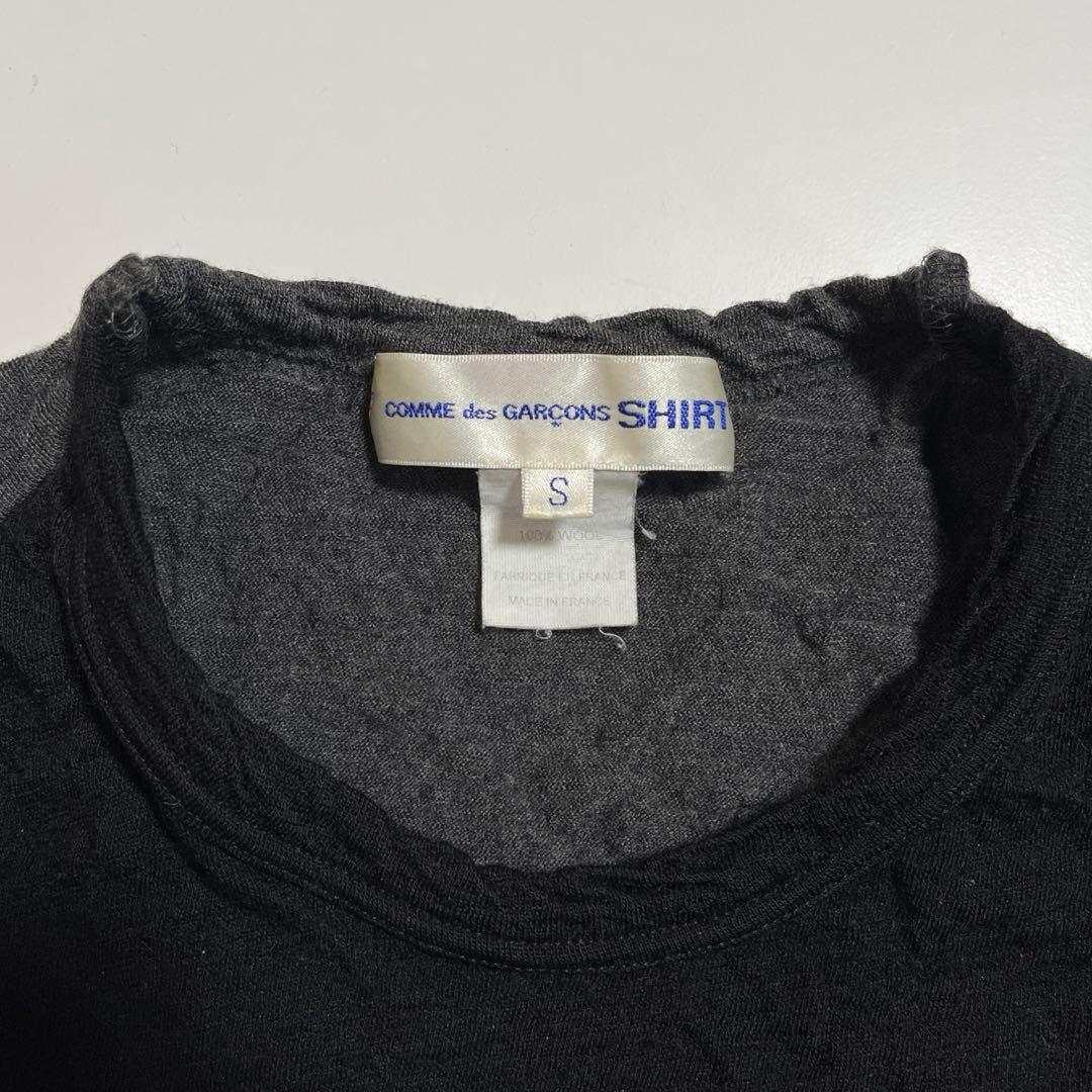義憤様専用 COMME des GARÇONS SHIRT 切替ニット セーター - メルカリ