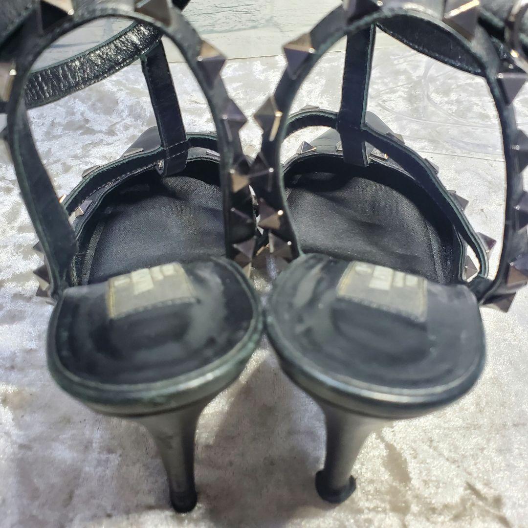 ワケ有良品】VALENTINO 23cm パンプス ロックスタッズ 黒 36 - メルカリ
