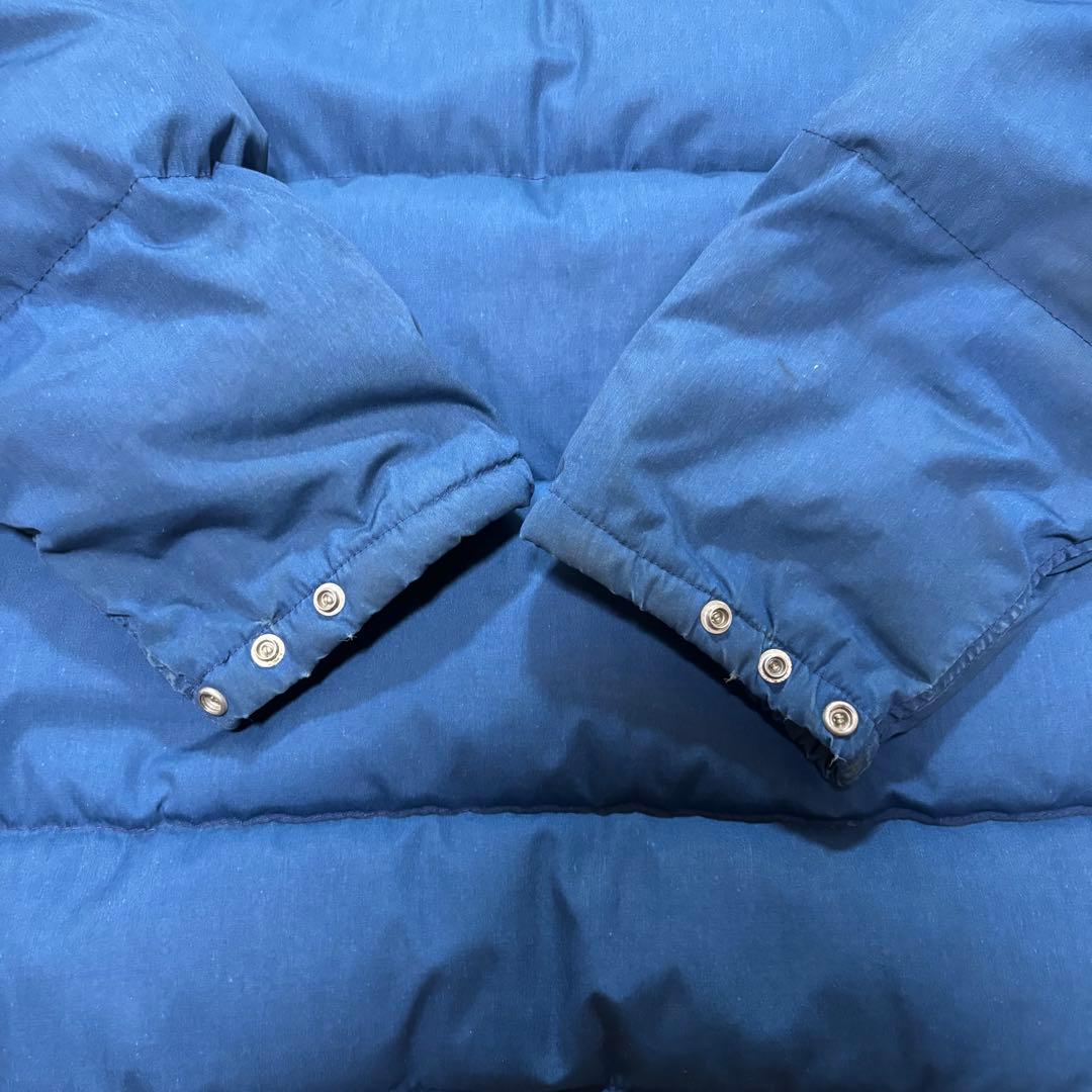 ノースフェイス 茶タグ タロンジップ ネイビー Lサイズ 70s 80s