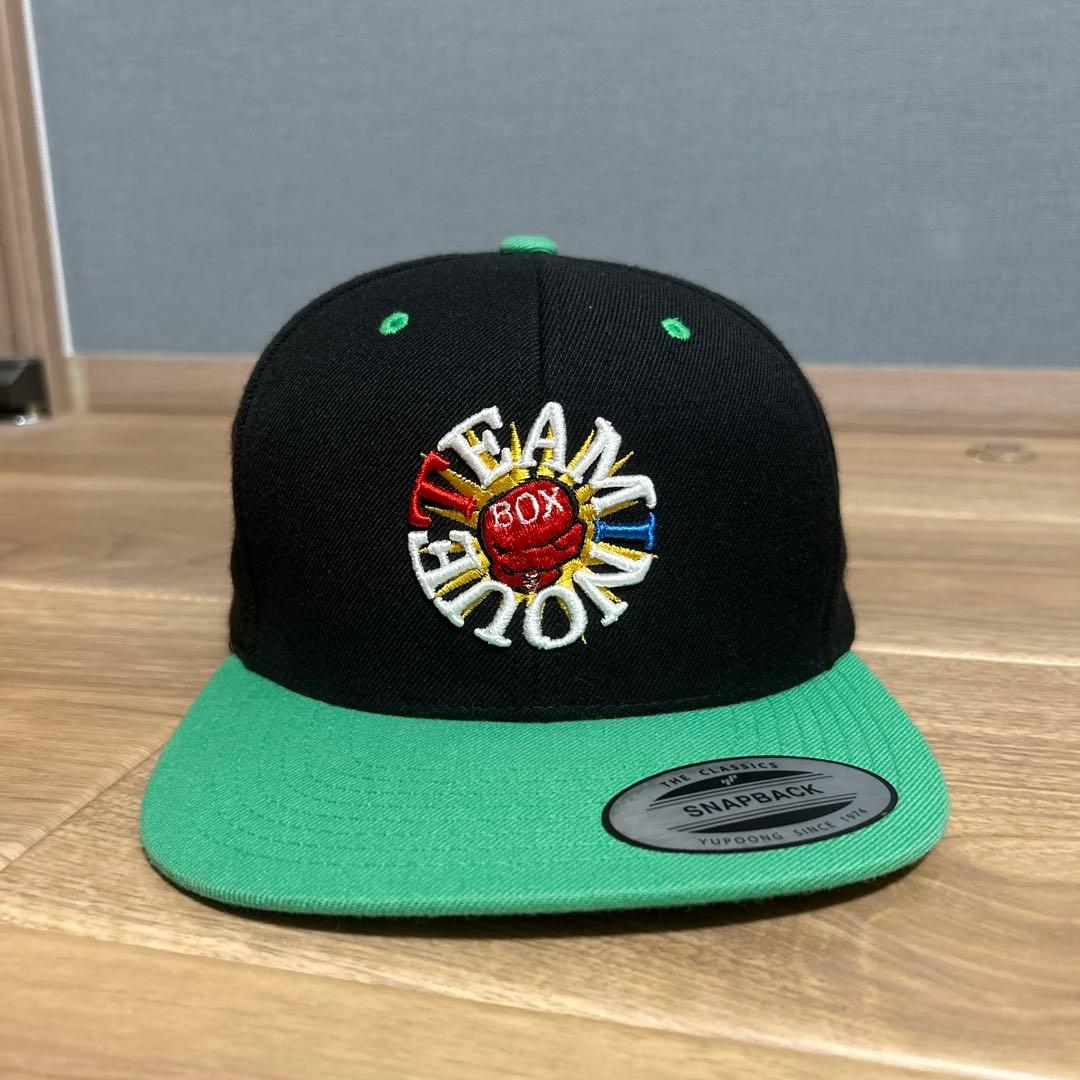 井上尚弥 後援会 キャップ ブラック×ライトグリーン - メルカリ