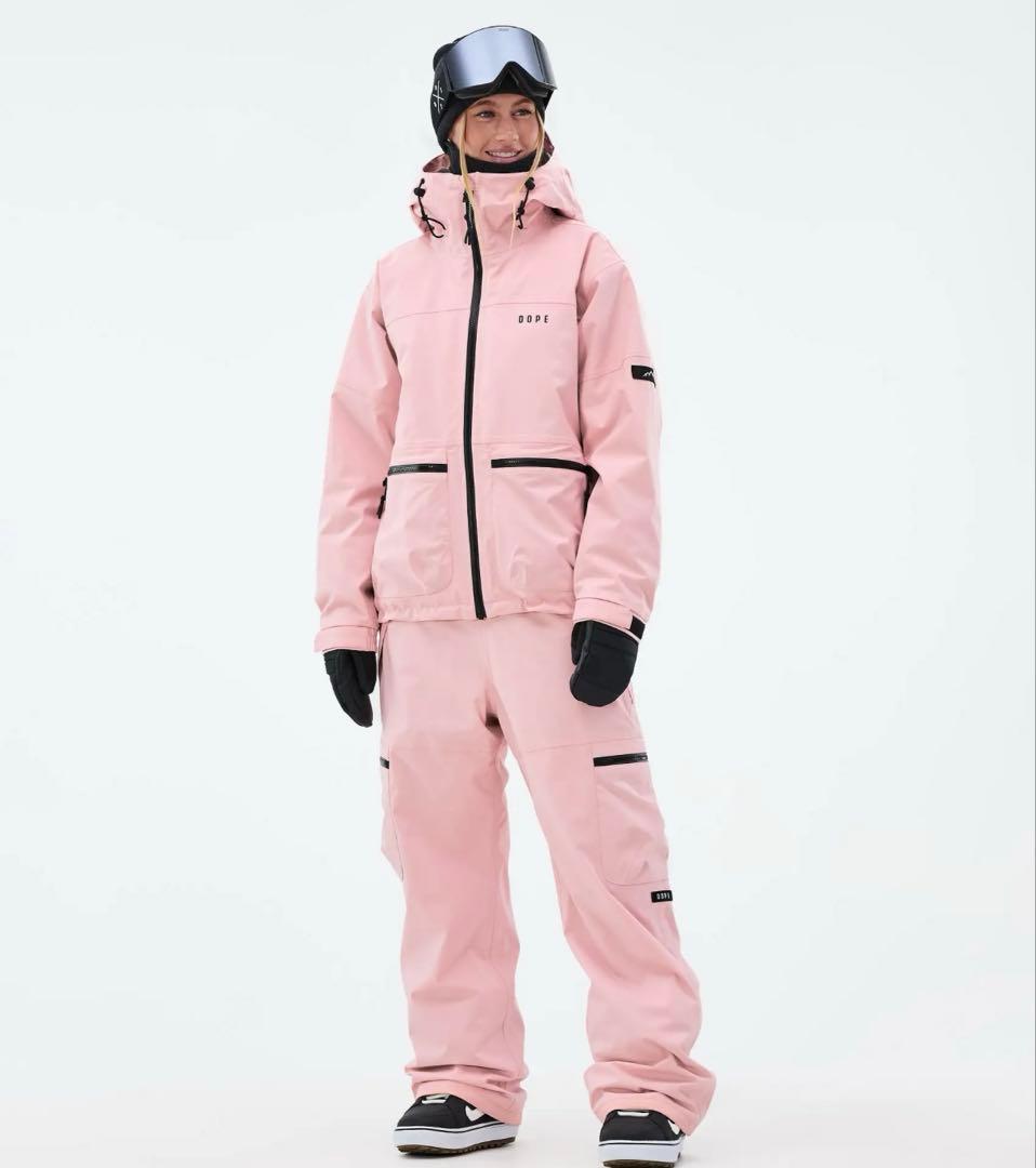  ピンク スノーボードウェア セットxxs　美品