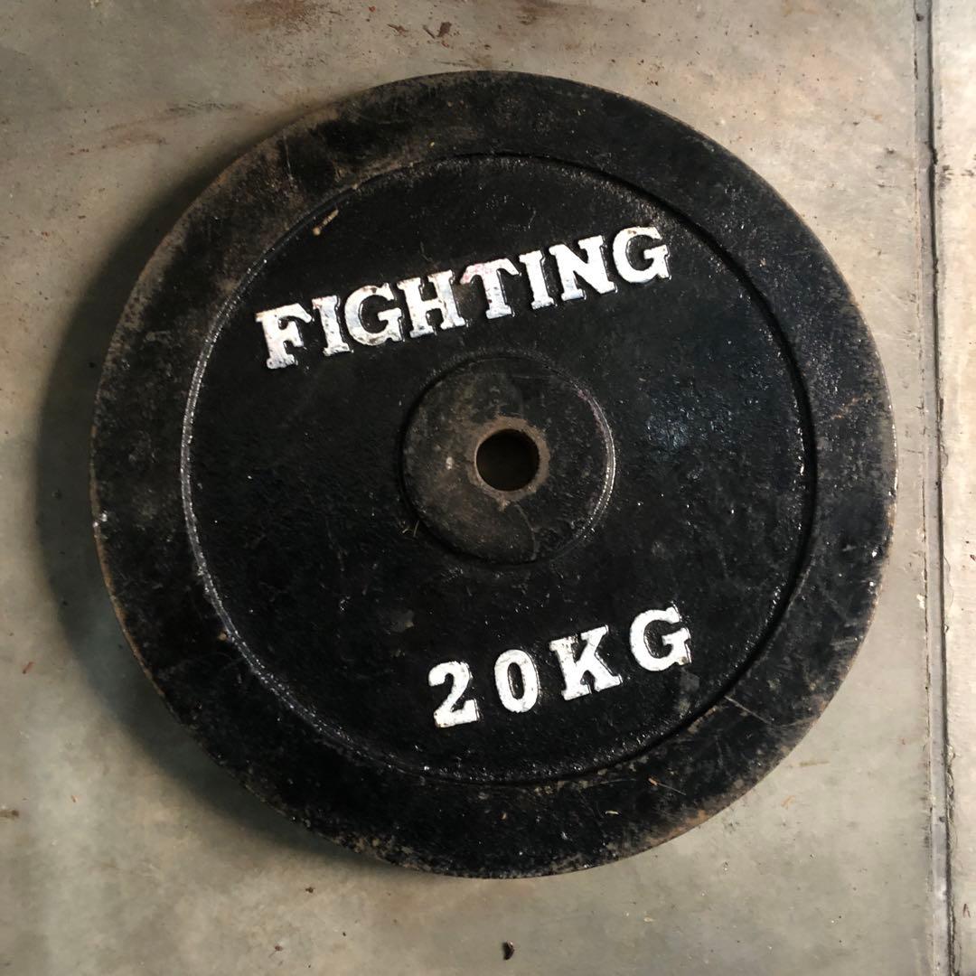 FIGHTING ダンベルプレート 20KG 20KG FIGHTING ダンベルプレート