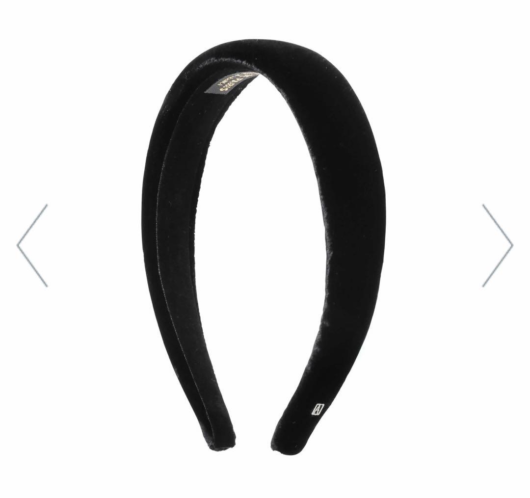 ALEXANDRE DE PARIS ブラック　カチューシャ　2.5cm