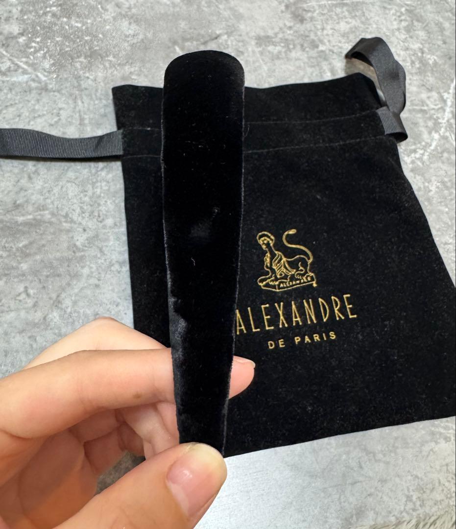 ALEXANDRE DE PARIS ブラック　カチューシャ　2.5cm