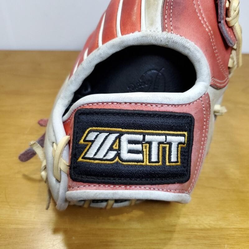 ZETT ゼット 赤星モデル 日本製 本人使用カラー 外野用 軟式グローブ