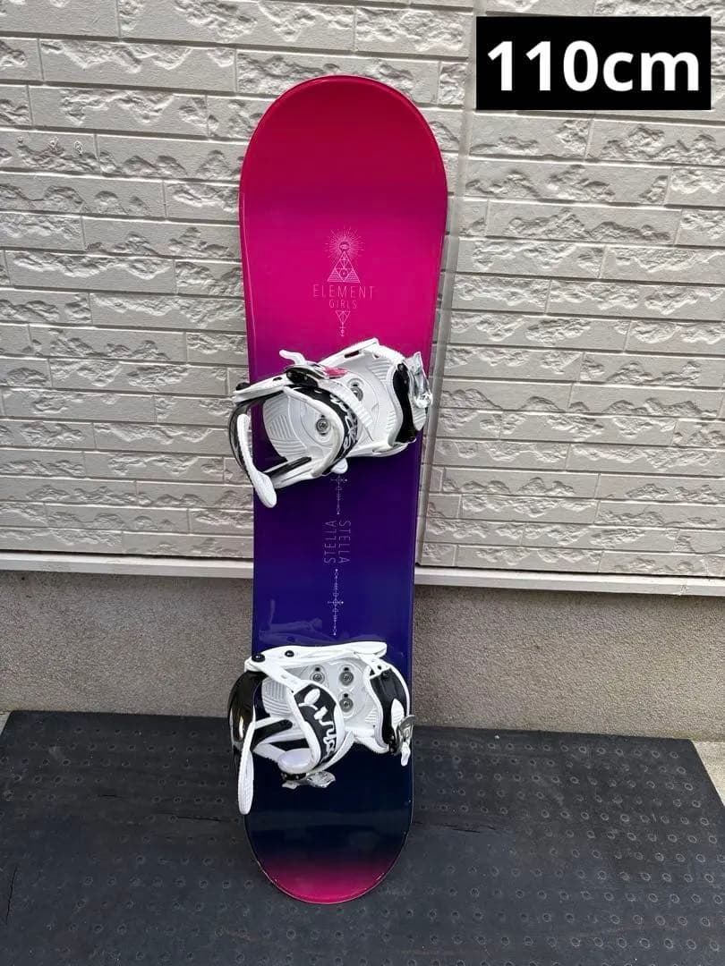 ELEMENT GIRLS STELLA スノーボード spoonビンディング - メルカリ