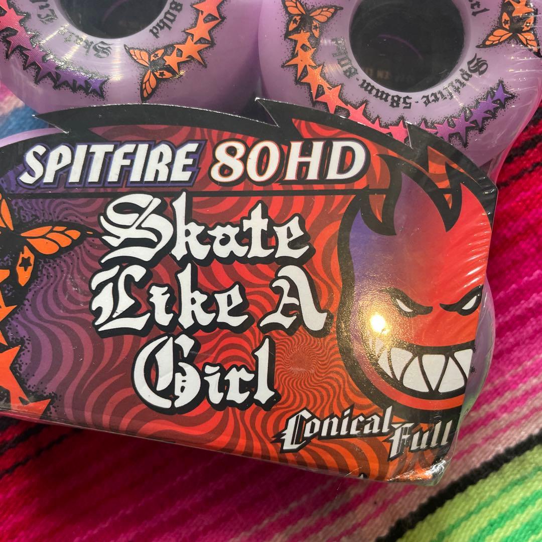 SPITFIRE Skate Like A Girl 58mm80HD スケボー