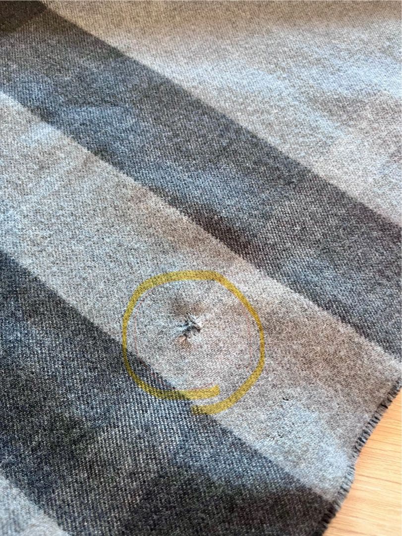 すえなが様専用バーバリーチェック柄ポンチョ ブラック/グレー