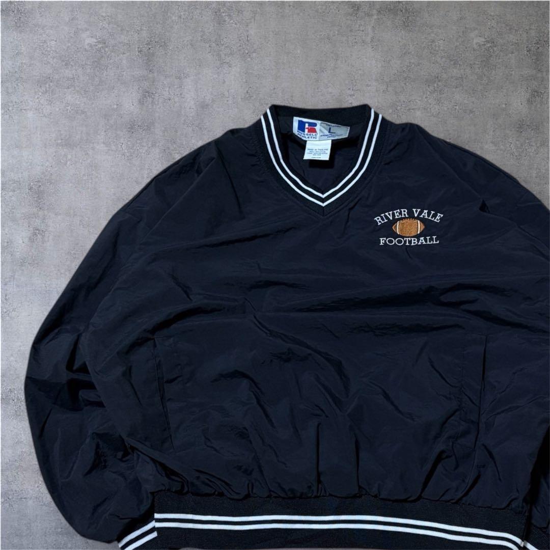 シャツ WOODBLOCK フットボール 長袖シャツ メッシュ素材 XTR別注 青