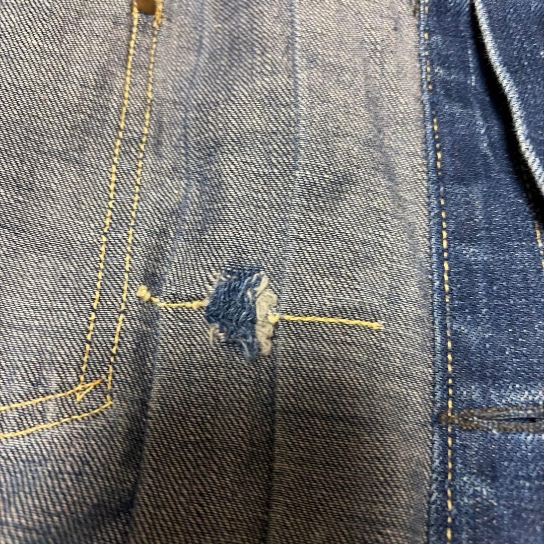 40’s ビンテージ デニムジャケット Gジャン シンチバック