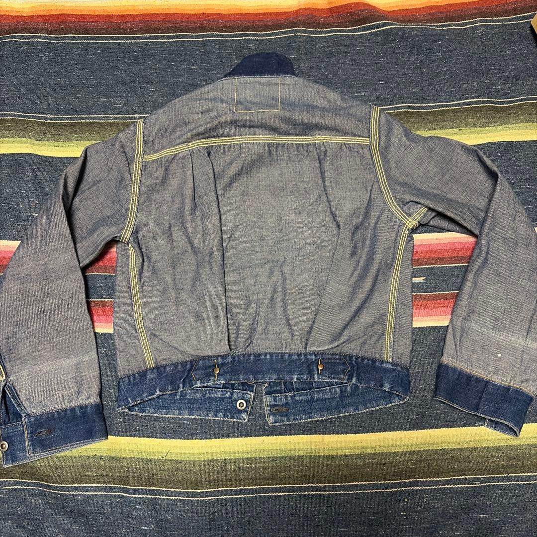 40’s ビンテージ デニムジャケット Gジャン シンチバック
