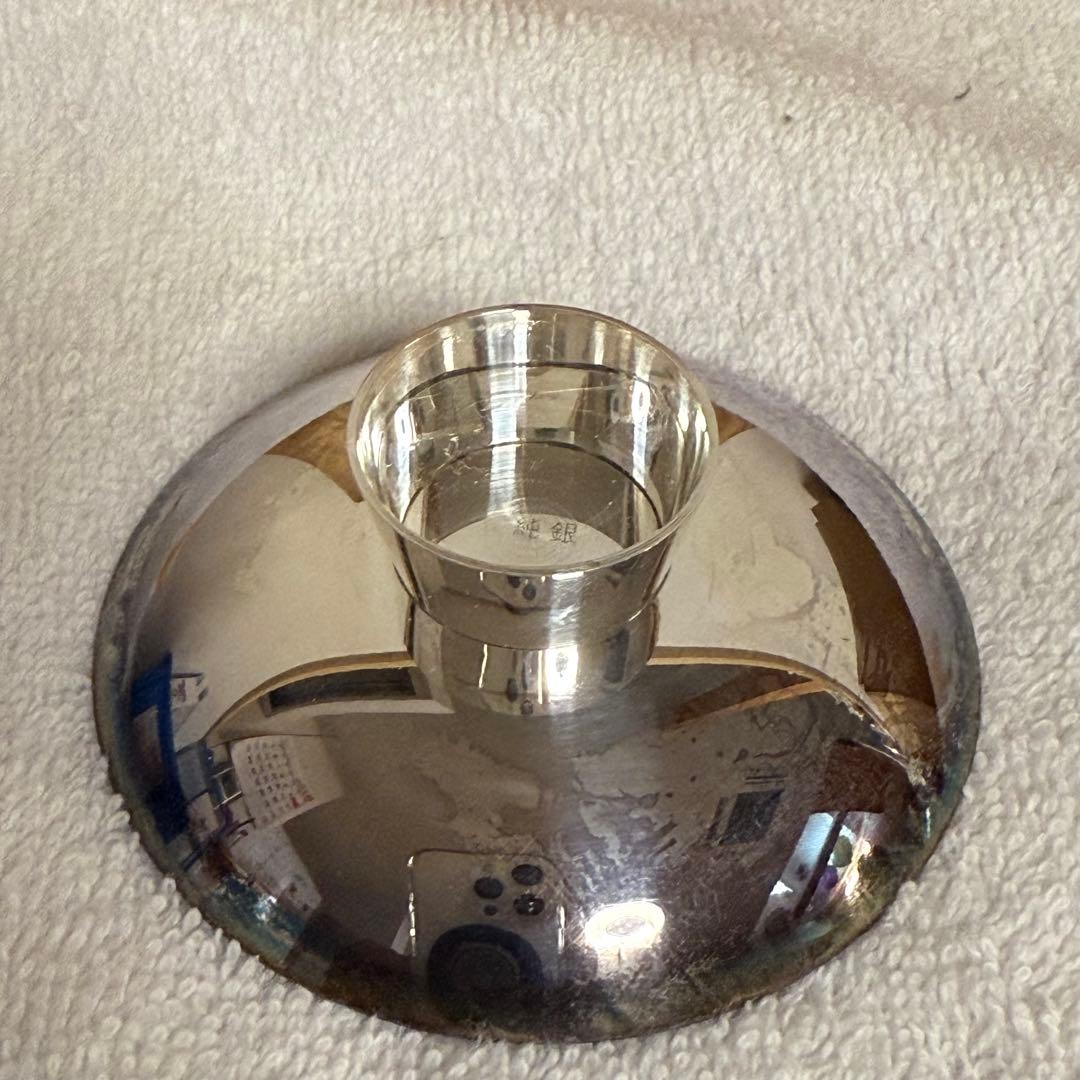 純銀製 銀盃 118g 3個セット 木箱入り - winetouritalia.com