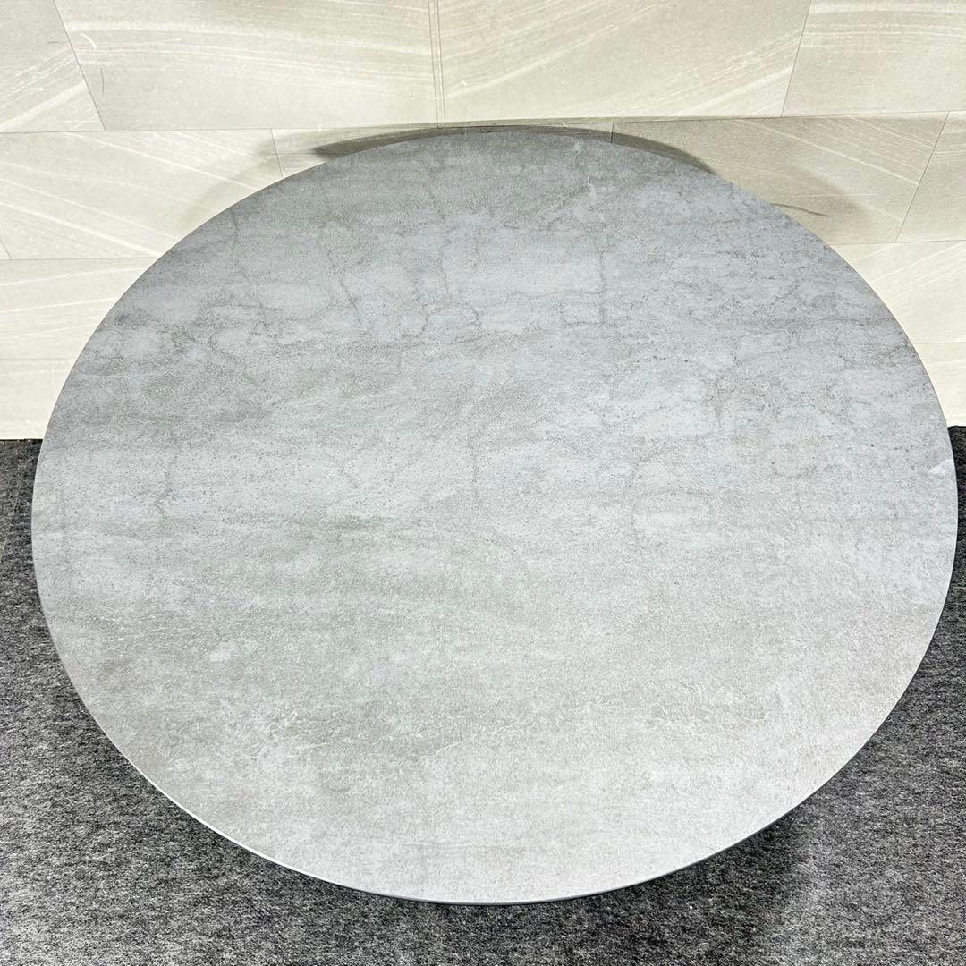 ターニー ダイニングテーブル 円形 スバジオ おしゃれ セラミック