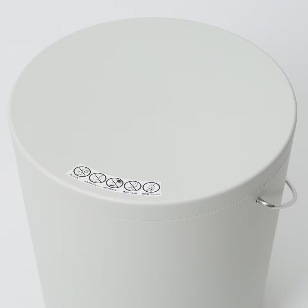 【無印良品】未使用　ポリプロピレンスツール　幅39　奥行36　高さ39cm　2点