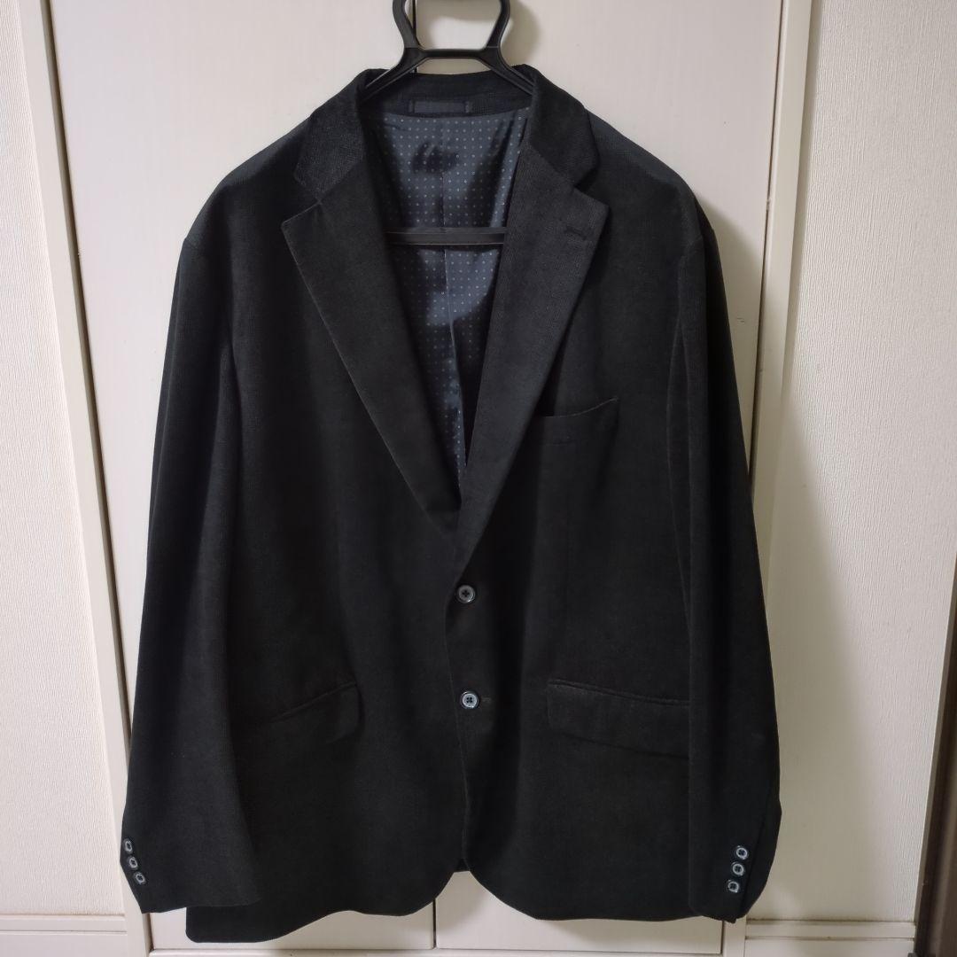 稀少サイズ5L】ジョセフアブード オパールサンドべロア ジャケットブラック