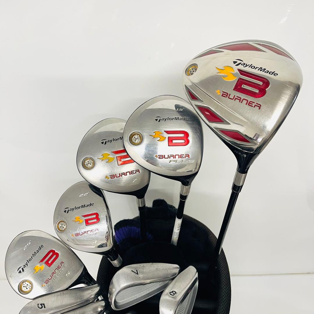 初心者向け テーラーメイド ゴルフセット ゴルフ一式 バーナー クラブセット