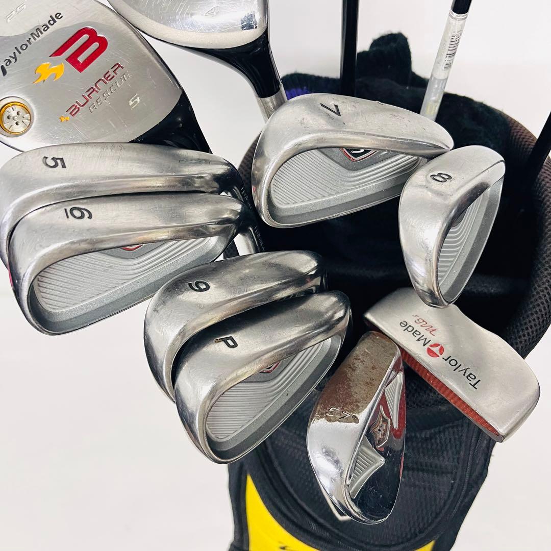 初心者向け テーラーメイド ゴルフセット ゴルフ一式 バーナー クラブセット