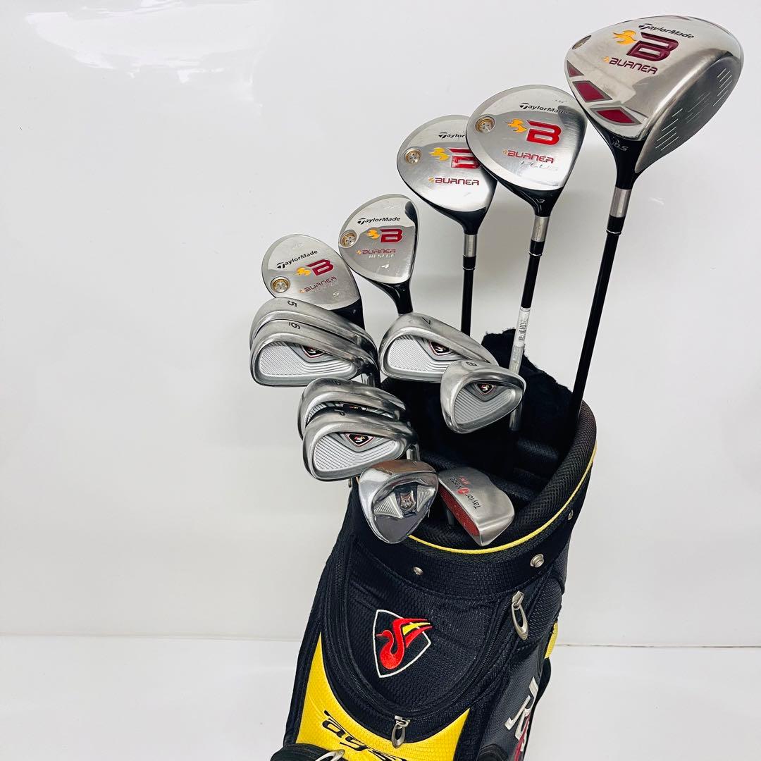 初心者向け テーラーメイド ゴルフセット ゴルフ一式 バーナー クラブセット