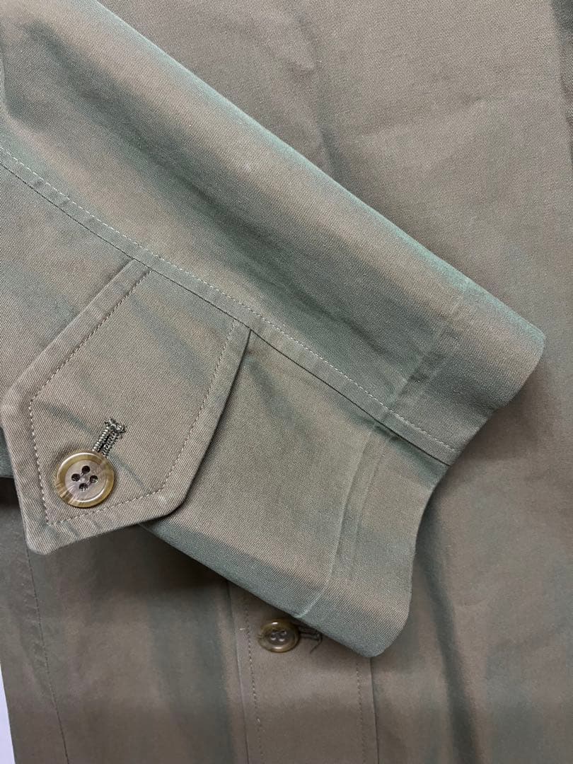 綺麗 バーバリー ビンテージ メンズステンカラーコート 玉虫色 Lサイズ位