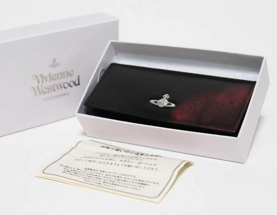《ヴィヴィアンウエストウッド》箱付新品 アドヴァン加工 レザー5連キーケース