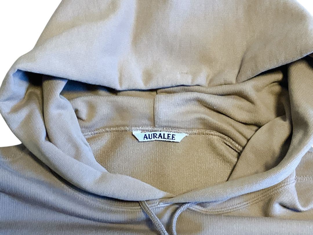 トップス AURALEE SUPER SOFT HEAVY SWEAT P/O PARKA