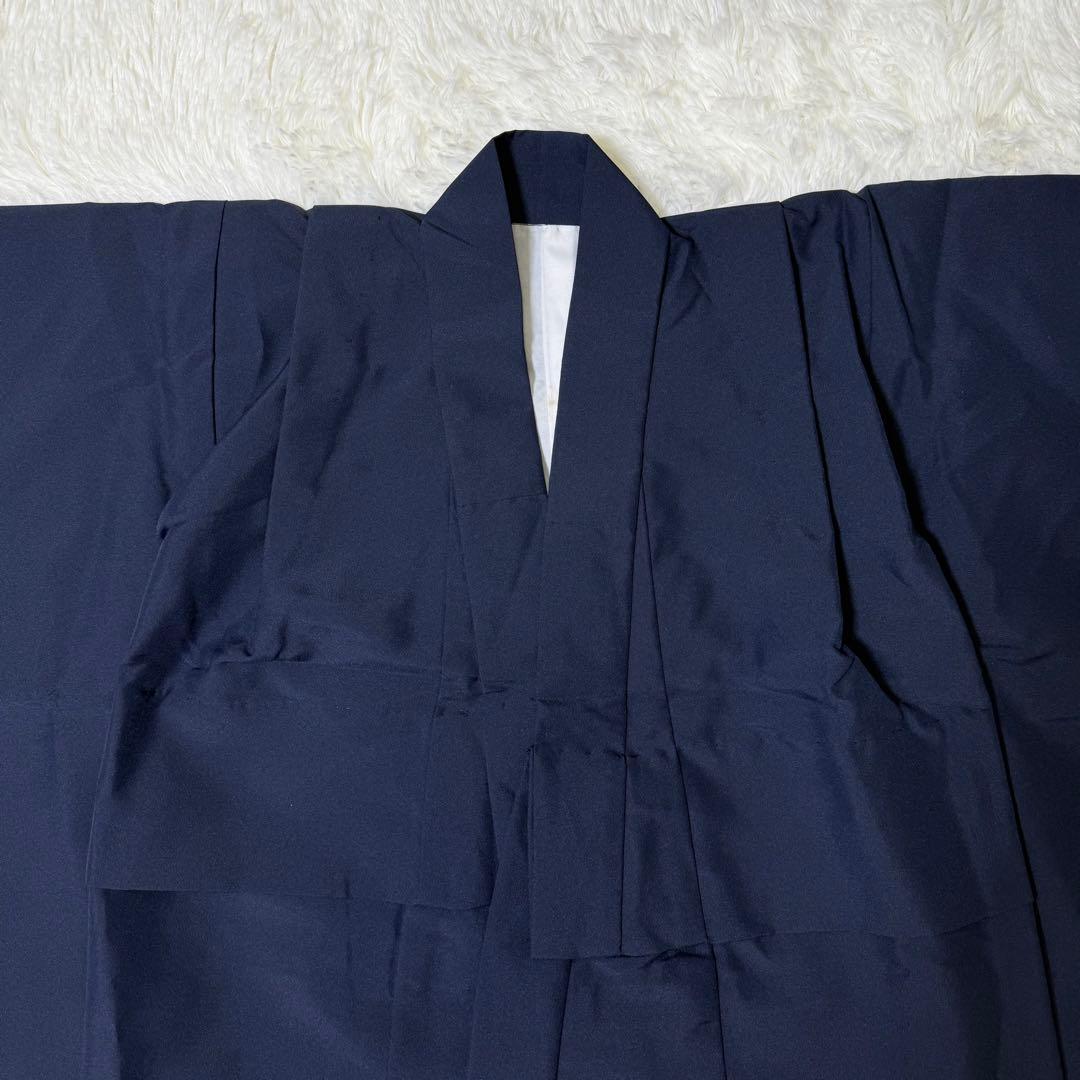 七五三　5歳　男の子　フルセット　ネイビー　箱あり　紋付羽織　753 箱あり