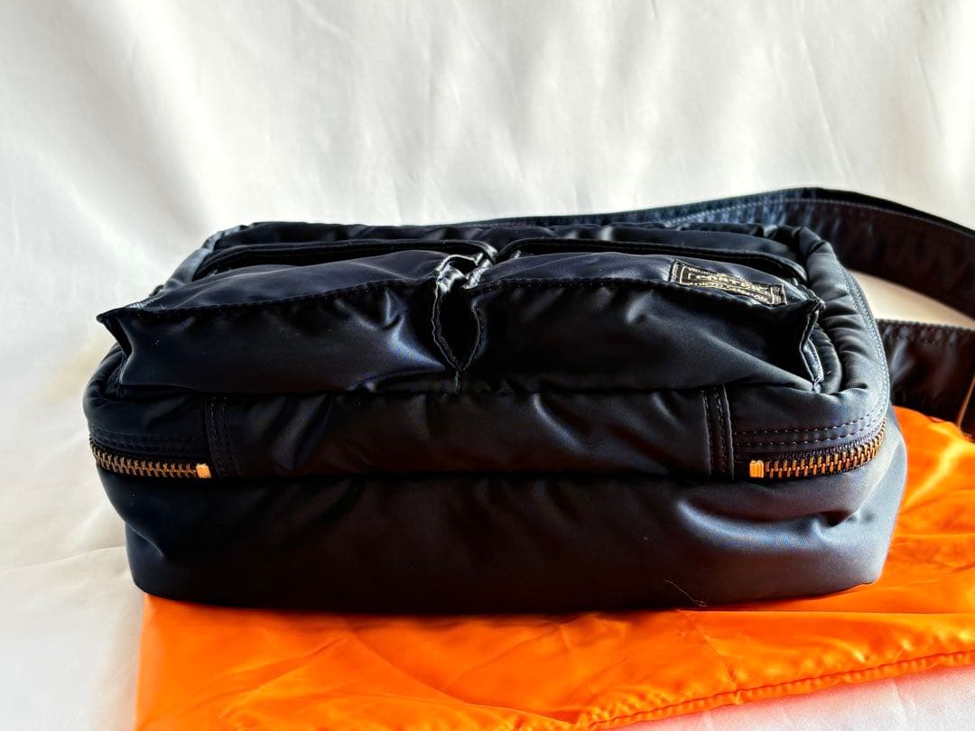 廃盤　美品　吉田カバン　ポーター　タンカー　ショルダーＳ　アイアンブルー