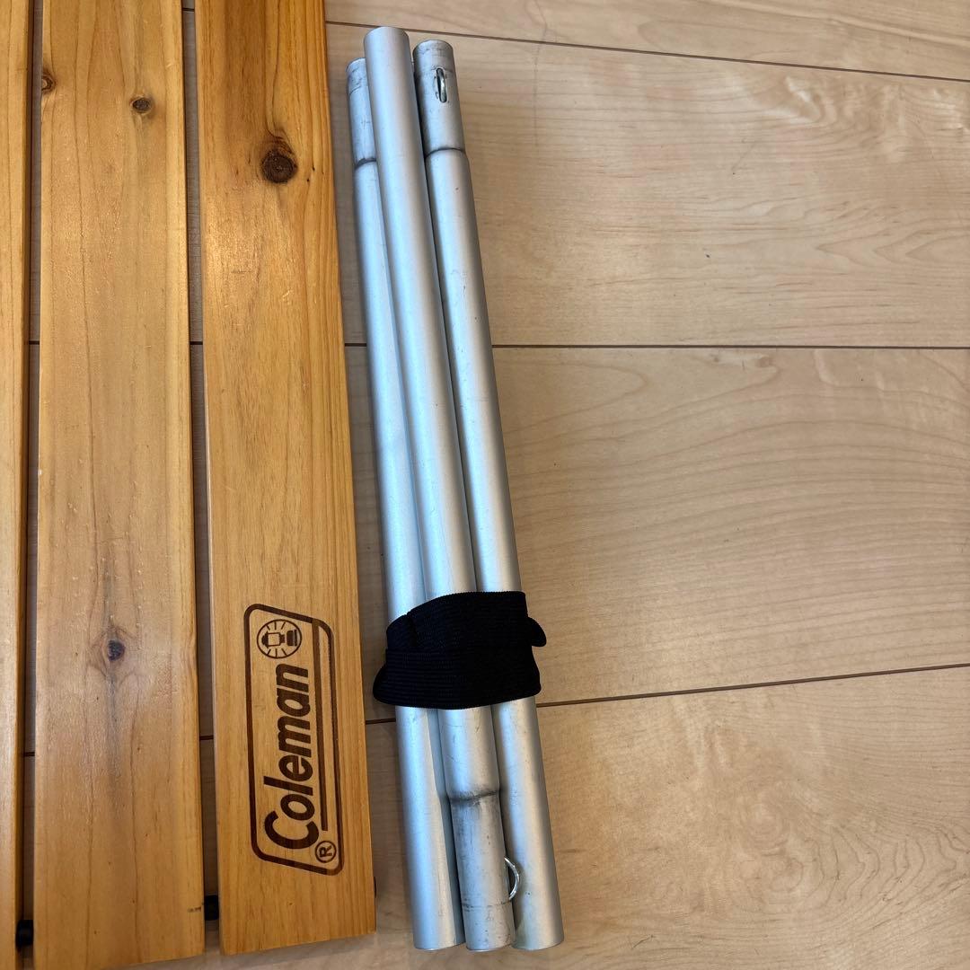 テーブル・チェア・ハンモック Coleman Natural Wood Roll Table 120