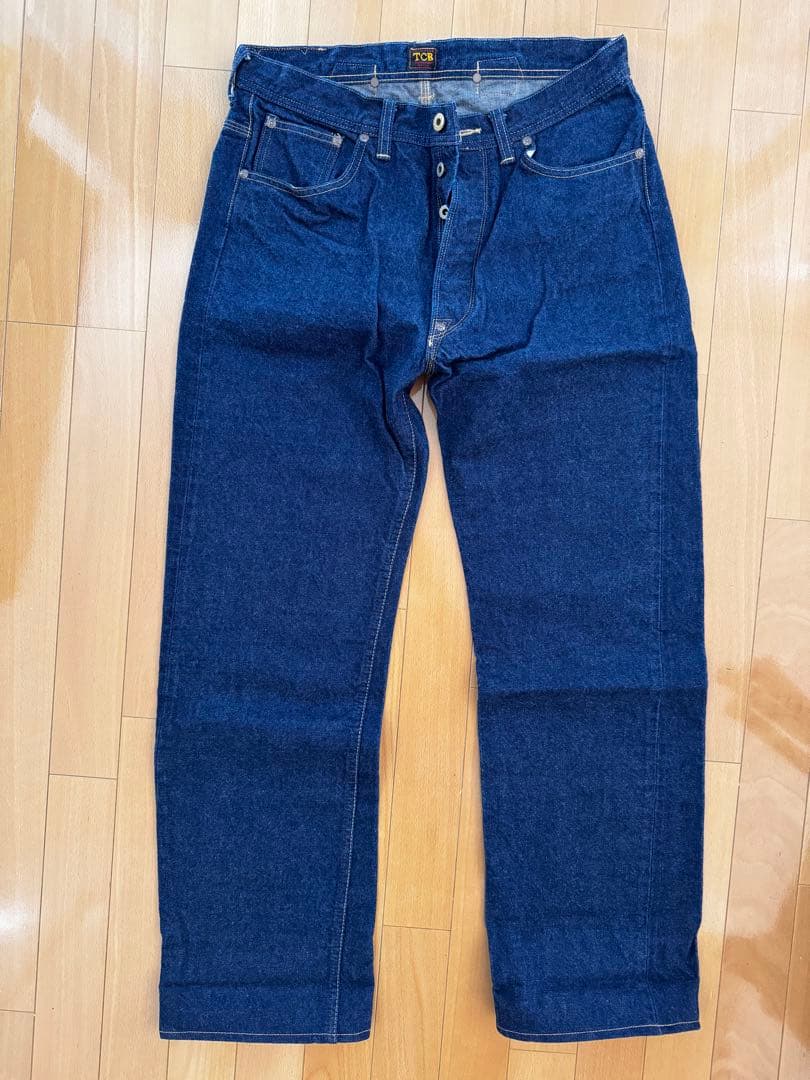 TCBジーンズ CATBOY JEANS デニムパンツ バックルバック