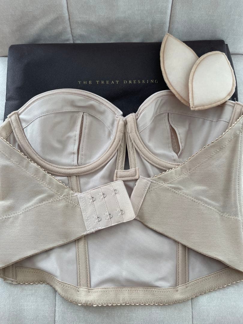 【トリートドレッシング】ブライダルインナー　ショートビスチェC70/フレアパンツ