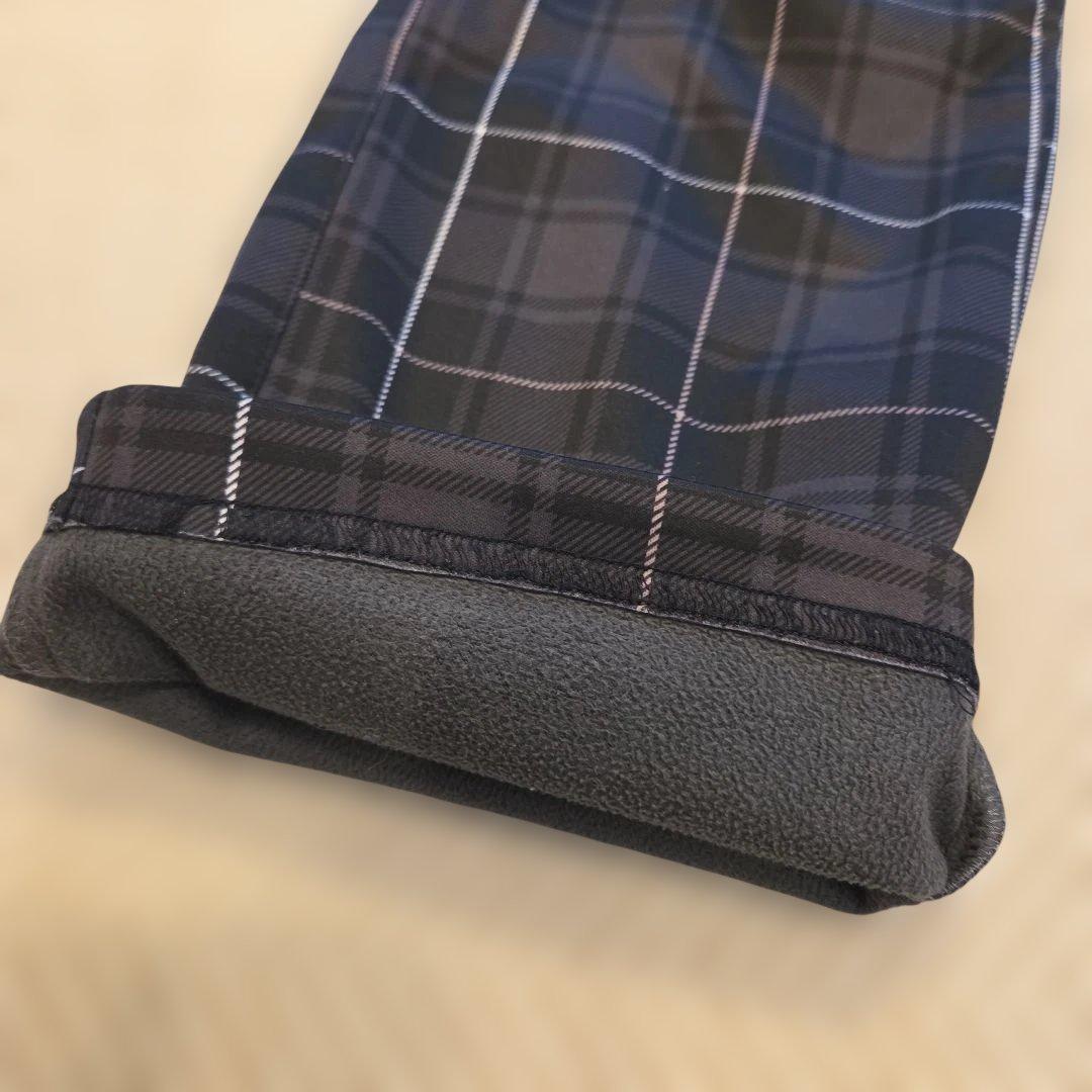 FILA ゴルフ ウェア セットアップ メンズ ブラック M L 裏起毛