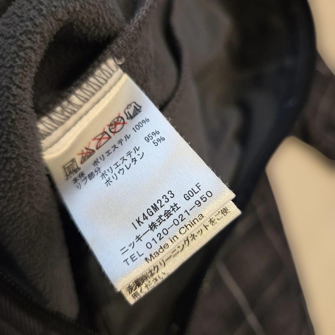 FILA ゴルフ ウェア セットアップ メンズ ブラック M L 裏起毛