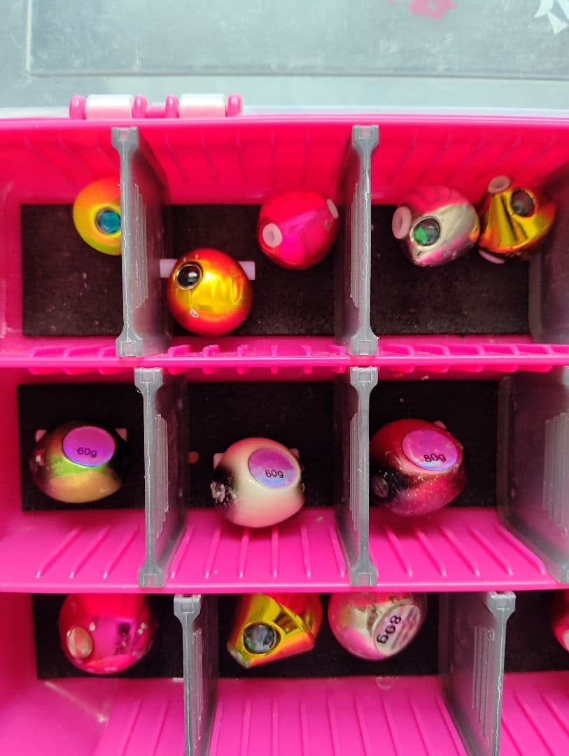 タイラバヘッド　タングステン　ケース付