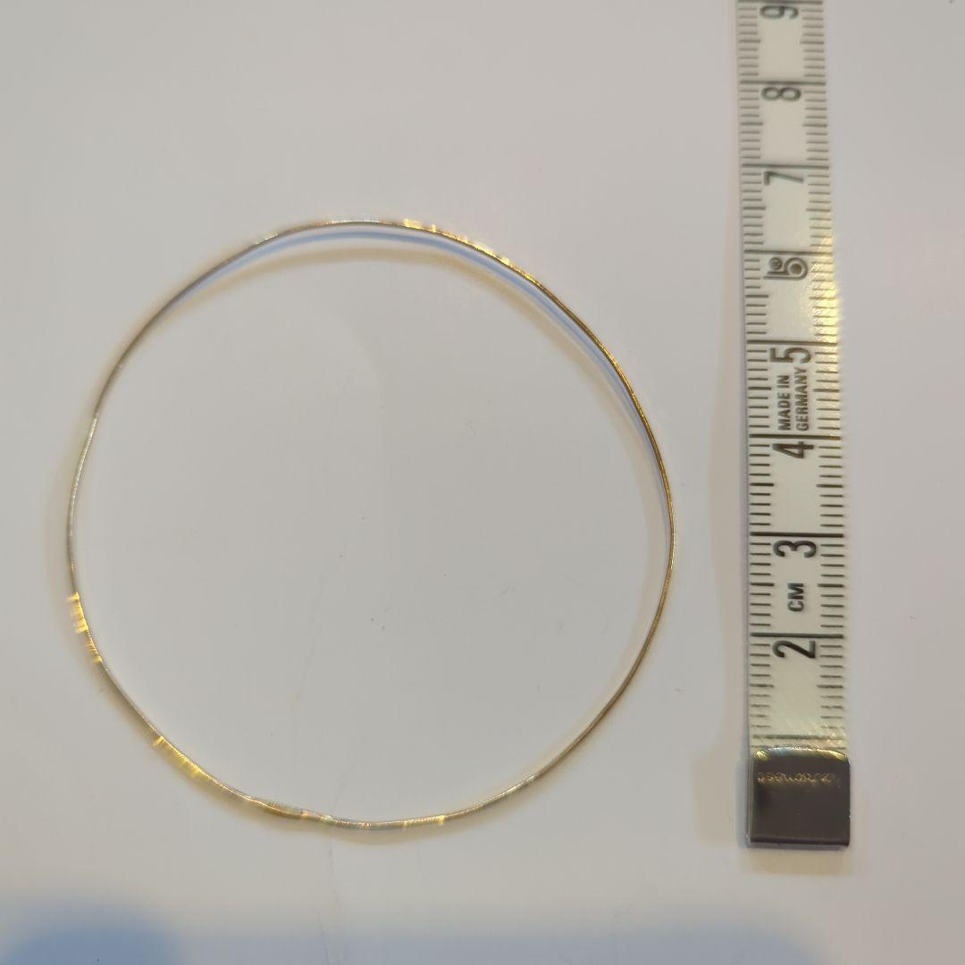 K18　極細バングル　インターナショナルリレーション