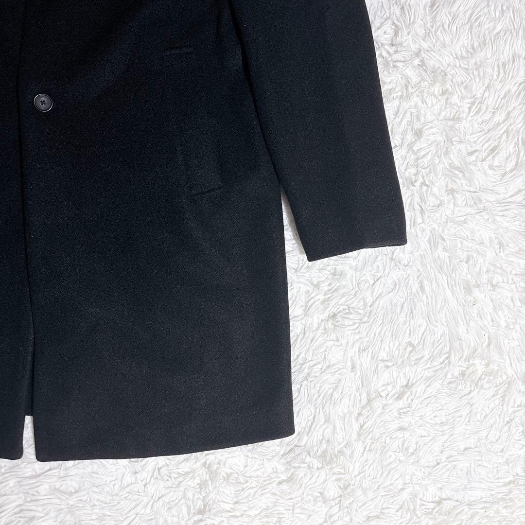 未使用級 ZARA 4WAY COAT XL 黒 大きいサイズ チェスターコート