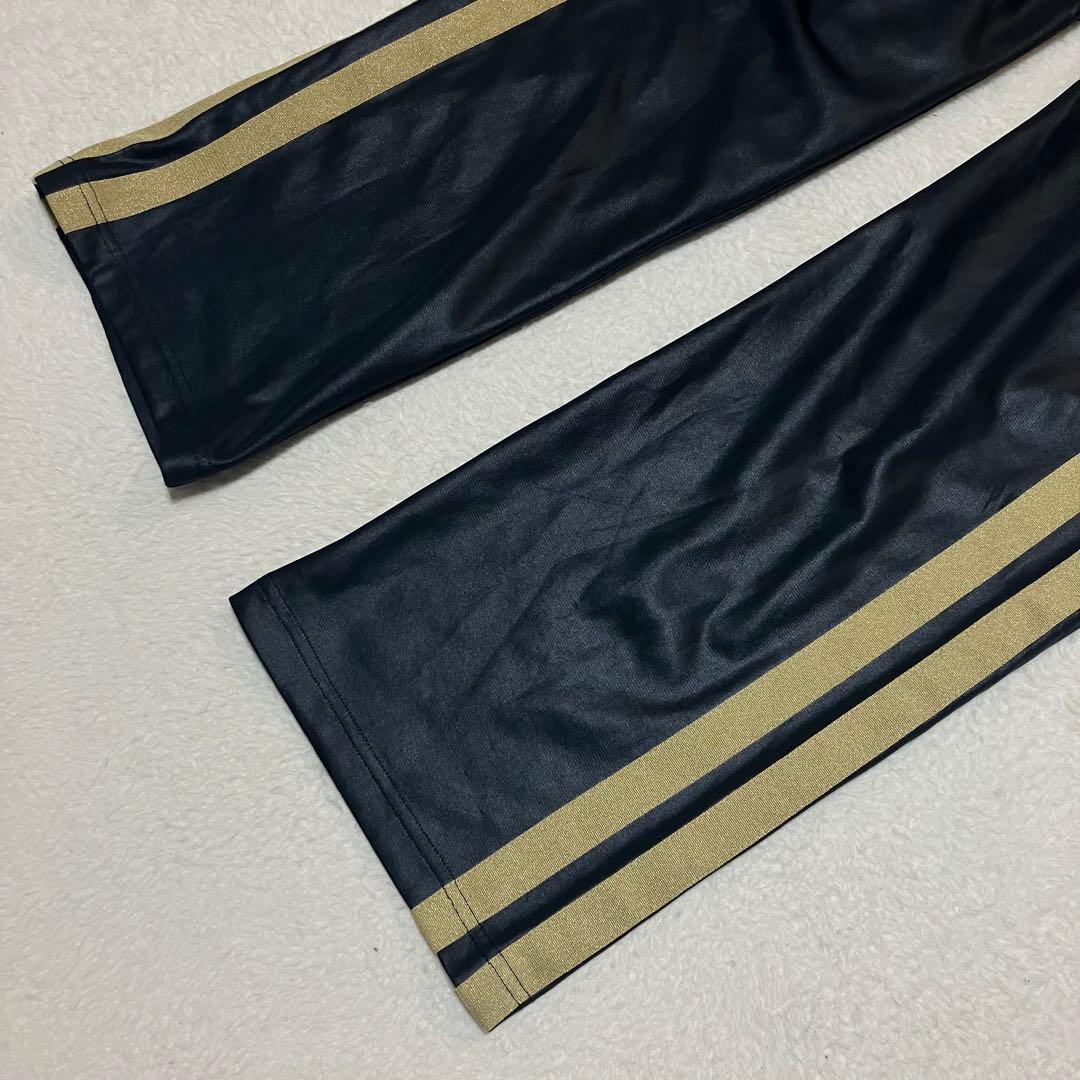 adidasアディダス トラックジャケット セットアップ ジャージ上下　レザー調