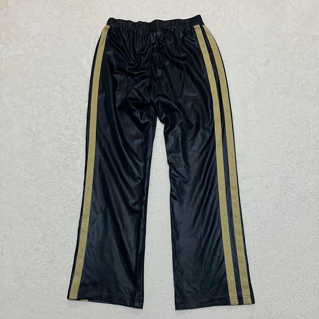 adidasアディダス トラックジャケット セットアップ ジャージ上下　レザー調