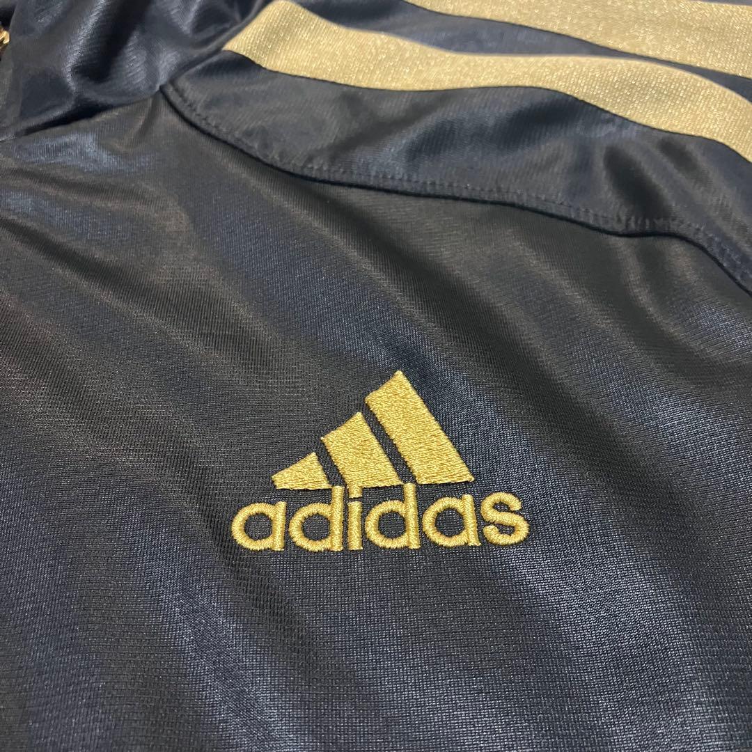 adidasアディダス トラックジャケット セットアップ ジャージ上下　レザー調