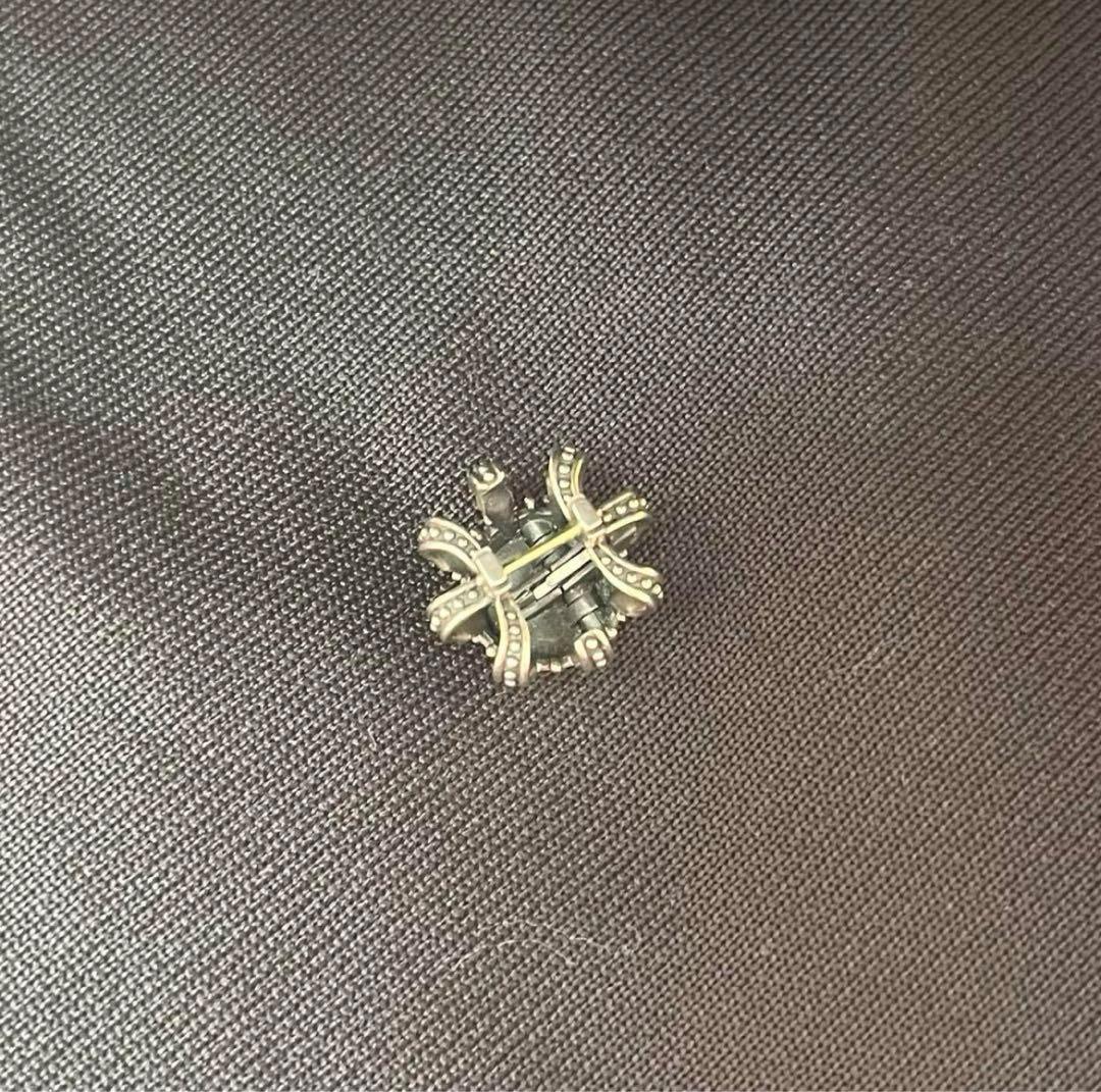 【最終値下げ】ジャスティンデイビス　DELILAH クラウン ピアス　いぶし