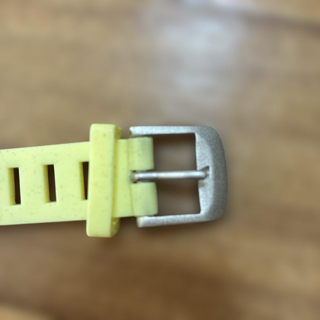 CHANEL 激レアラバーブレスレット　イエロー　美品　シャネル