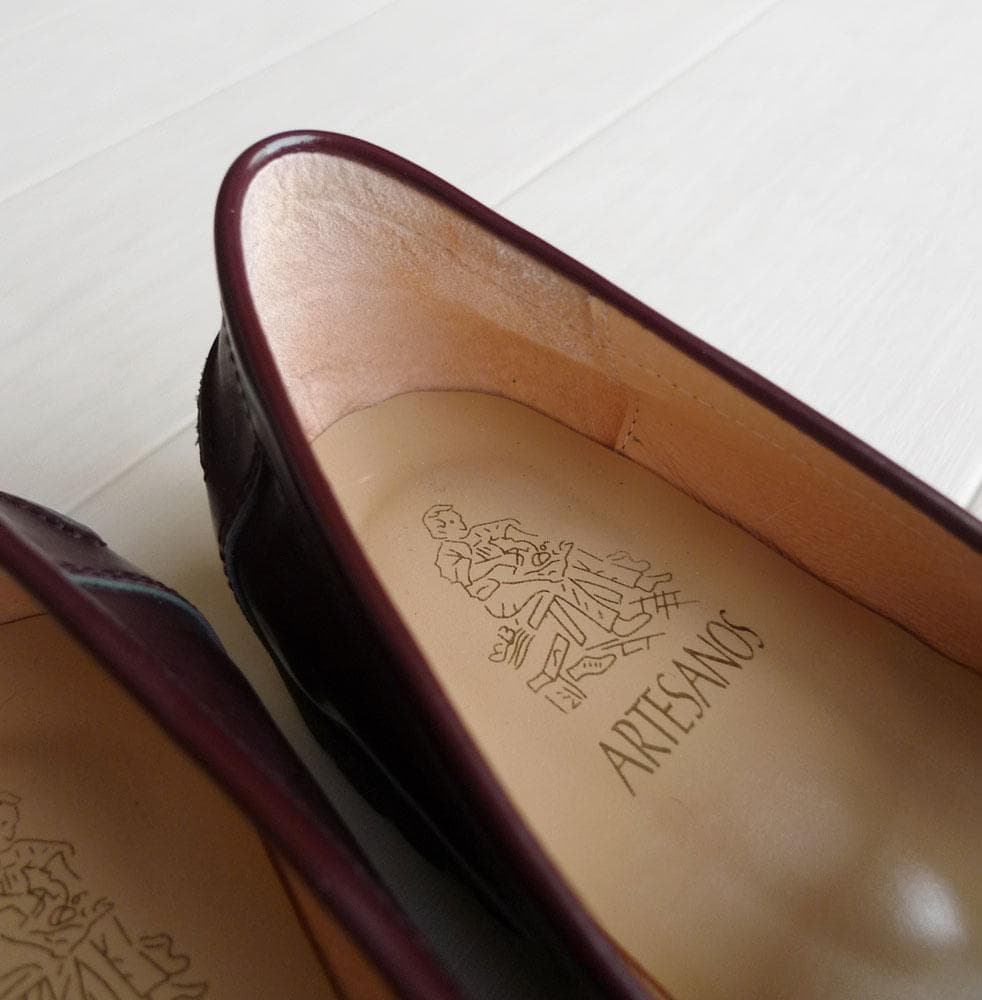 美品 アルテサノス 2,2万円 レザーのローファー 23cm ARTESANOS