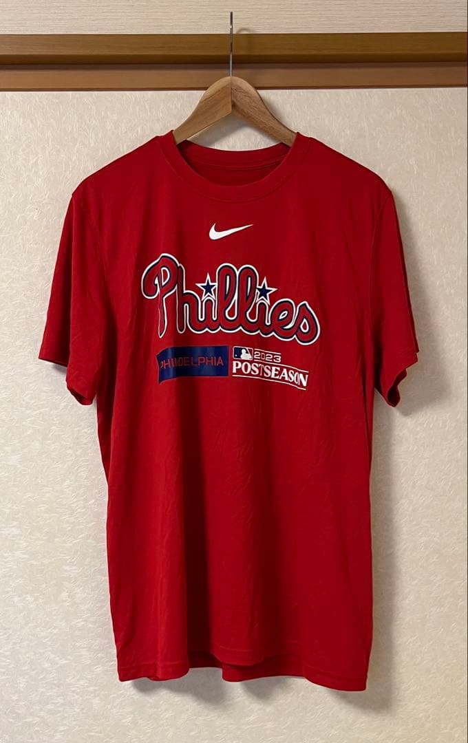 【MLB公式】NIKE製　フィリーズパーカーTシャツ2点セット　オーセンティック