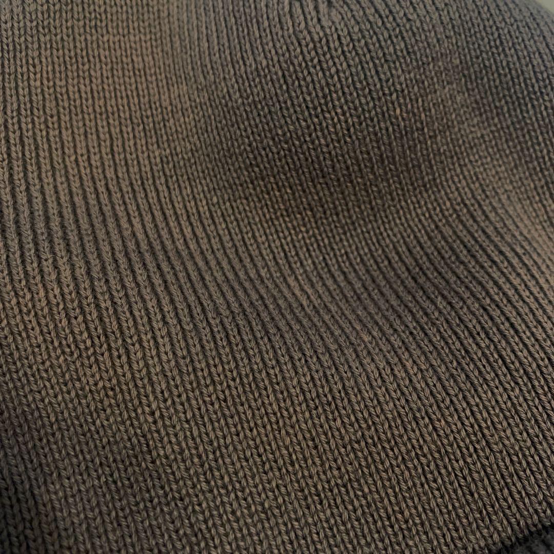 ルイヴィトン ニット帽 カップ　ビーニー ブランドロゴ グレー