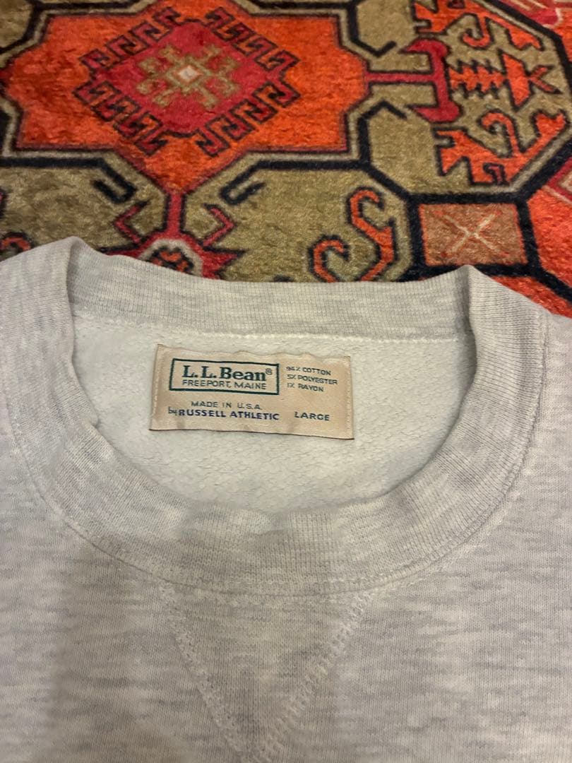 90s USA製 ラッセル エルエルビーン スウェット フルーツオブザルーム