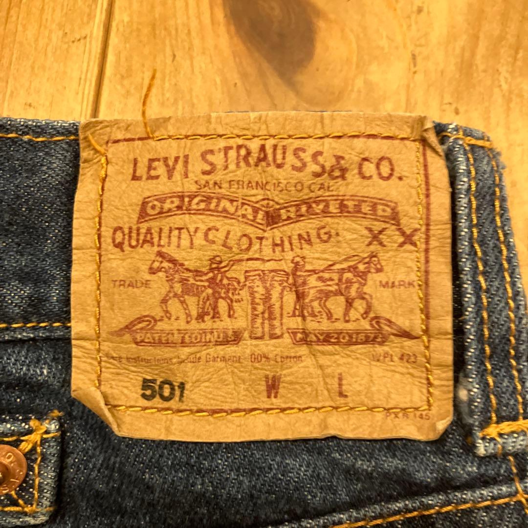 LEVI'S リーバイス 501 デニム キッズ ベビー シンチバック - メルカリ