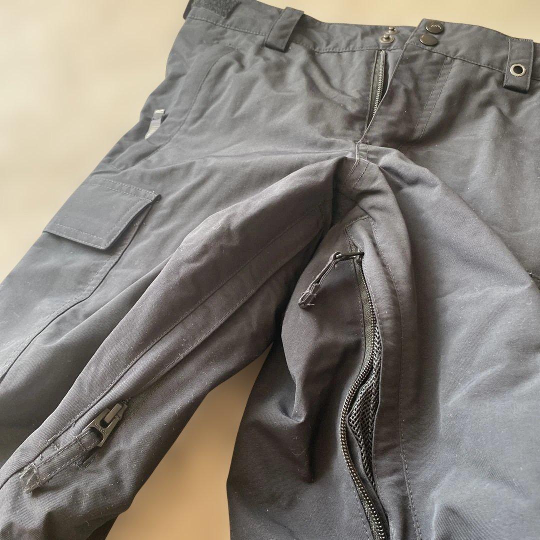 バートン　ジュニア用　カーゴパンツ 黒　Lサイズ