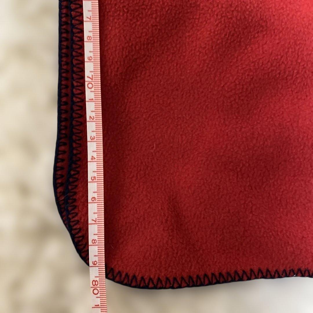 Patagonia フリースマフラー レッド 約70cm x 200cm