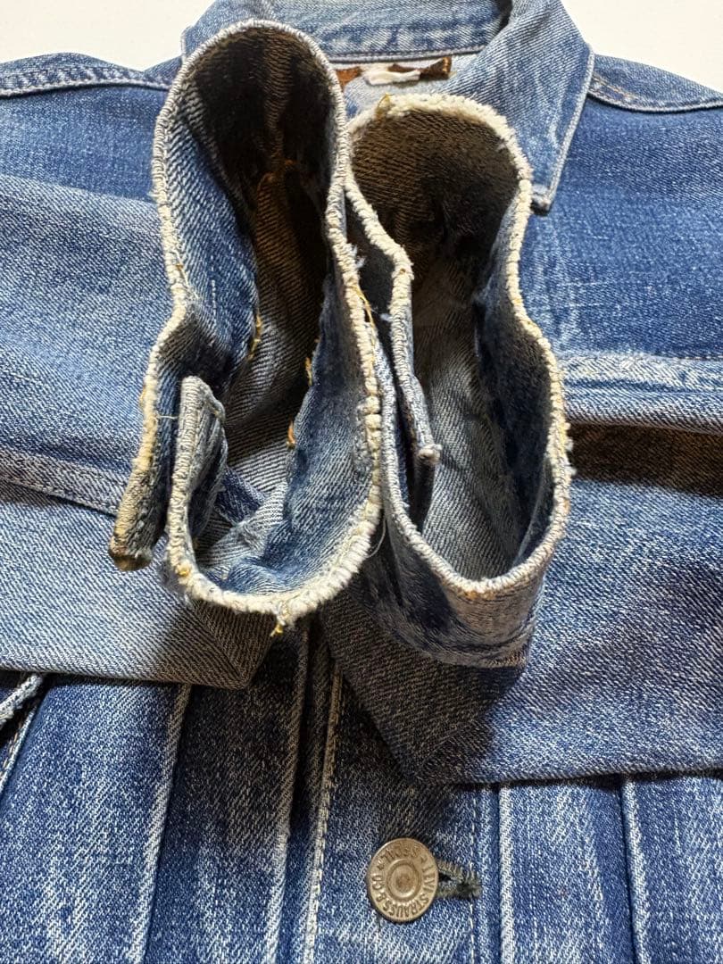 LEVIS オリジナル 507XX セカンド革パッチ　デニムジャケット