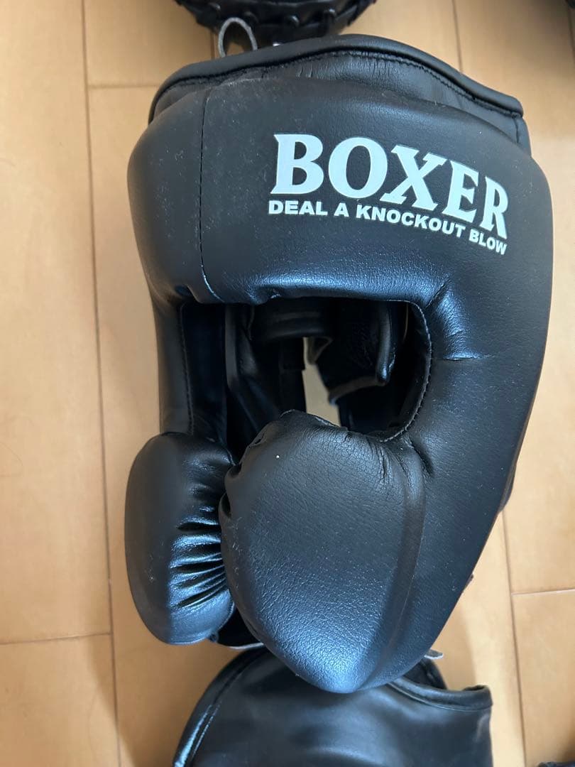 イサミ キックボクシングセット レガース グローブ プロテクター ミット